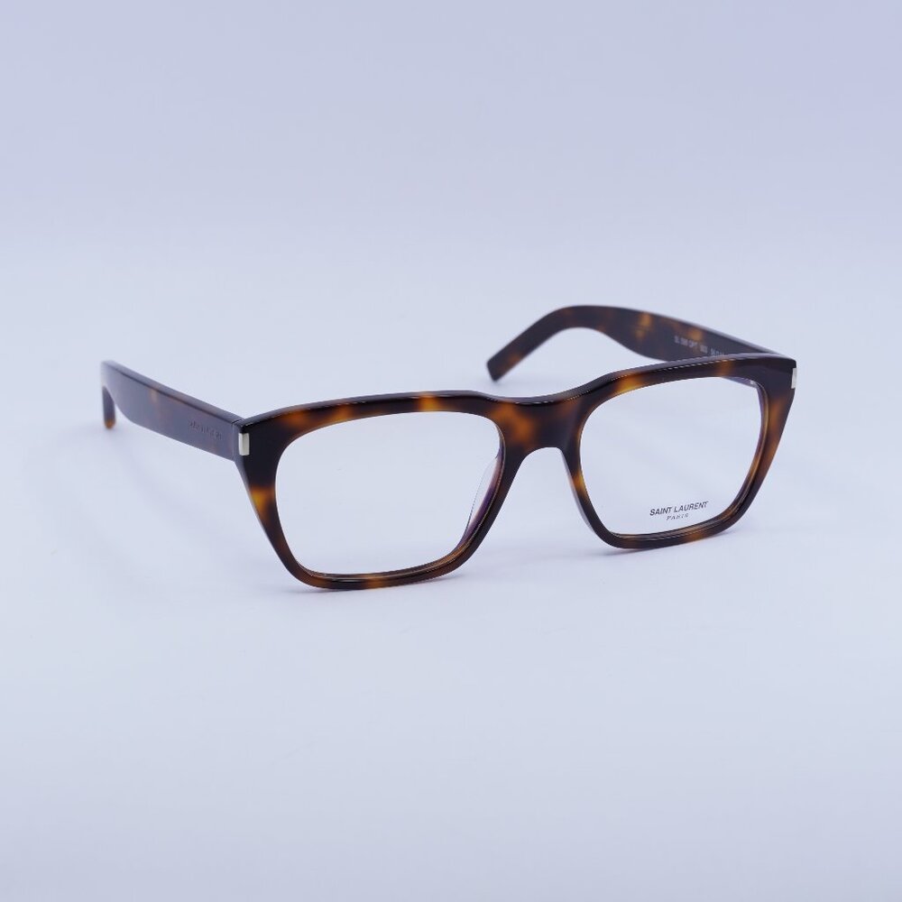 Saint Laurent SL598OPT 003 Eyeglasses Havana 56mm Rectangle Frame